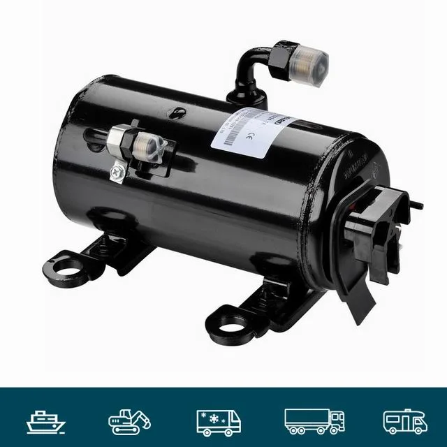 Solar 12V/24V/48V/72V Low Voltage Brushless Compressor Heat Pump Battery for Marine Cab Truck Construction Machine Harvesters Aircon Jfsb180z48